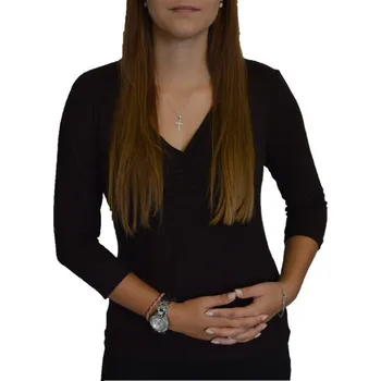 Dámská halenka Halenka Sabatti čokoládová- véčko Velikosti Sabatti: 42