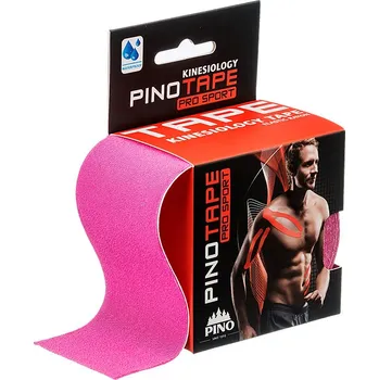 Tejpovací páska Pino PINOTAPE® Sport, neonově růžový, 5 cm x 5 m