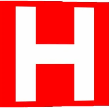 Hydrant Samolepka 150 x 150 mm tl. 0.1 mm - Kód: 00815