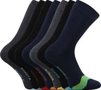 pánské ponožky BOMA Week BM104748 7 párů 39-42