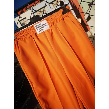 Dámské kalhoty made in Italy Dámské kalhoty 764 barva: meruňková, Rozměr: L