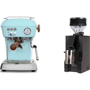 Kávovar Ascaso Dream PID, Kid Blue + Eureka Mignon Zero, BL black