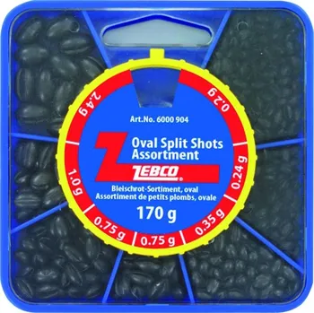 Zebco Split Shot Assortment Oval broky…