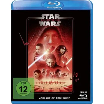 Blu-ray film Star Wars: Die letzten Jedi, 2 Blu-ray (Line Look 2020) – Rian Johnson,Mark Hamill,Daisy Ridley,John Boyega (DE)