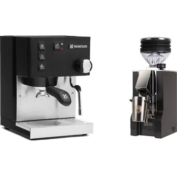 Kávovar Rancilio Silvia BC, black + Eureka Mignon Zero, CR black