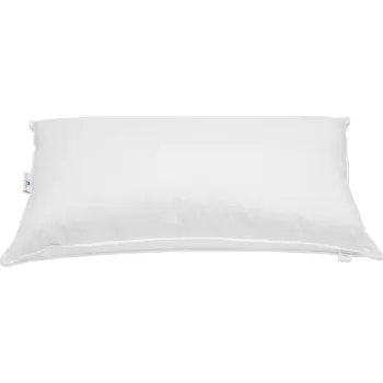 Polštář DAUNENSTEP Tužší péřový polštář 50 x 80 cm v bavlněném potahu, tříkomorový