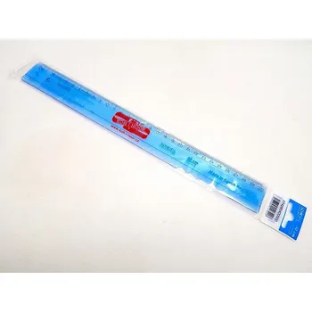 pravítka Pravítko 30 cm, transparentní modré