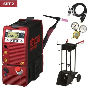 Svářečka Kühtreiber Fénix 250 PFC AC/DC + vozík + hořák + kabely + ventil + láhev ARGON plná