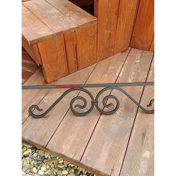 Parapet Předokenní kovaný držák truhlíku 11