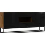 ELTAP Komoda AVORIO 180 dub artisan černá lesk