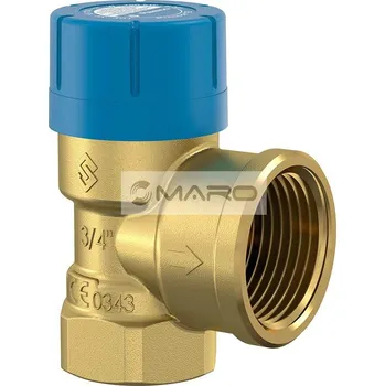 Instalatérský materiál Flamco Ventil pojistný Prescor B pro systémy s pitnou vodou 3/4" x 1", 8 bar, 27111
