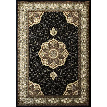 Koberec Berfin Dywany Kusový koberec Anatolia 5328 S (Black) Rozměry koberců: 200x300