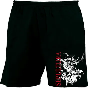 Pánské kraťasy bermudy, kraťasy Sepultura - logo II