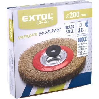 Drátěný kartáč kartáč okružní pomosazený, O 200mm
