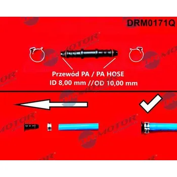 Hadicová spojka, palivová hadice Dr.Motor Automotive DRM0171Q
