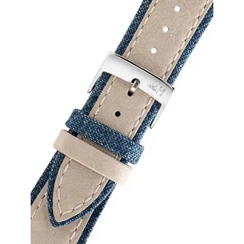 Řemínek na hodinky Kožený řemínek Morellato Vecellio 5332C38.026 M, béžový