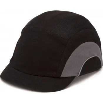 Pracovní přilba Pyramex Protinárazová čepice, Černá a šedá, 3 cm kšilt (EHP50011-3)