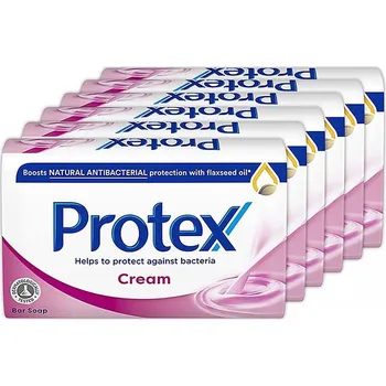 Mýdlo Protex Cream antibakteriální tuhé mýdlo 6 x 90 g