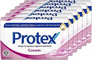 Mýdlo Protex Cream antibakteriální tuhé mýdlo 6 x 90 g