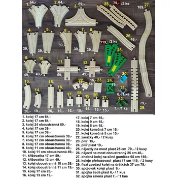 Vláček a vláčkodráha VLÁČKODRÁHA - 32