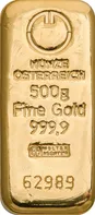 Münze Österreich Investiční zlatý slitek 500 g