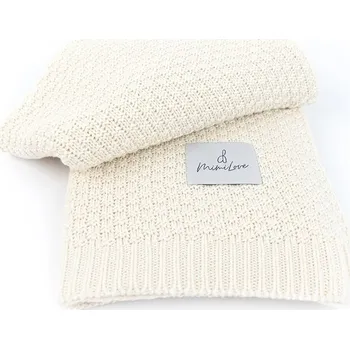 Dětská deka Mimilove Bambusová dečka baby Smetanová