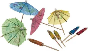 Jednorázové nádobí WIMEX 66201 deštníček vícebarevný 10 cm 6 ks