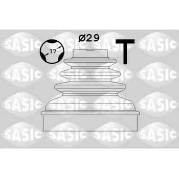 Hřídel nápravy Sada měchů, hnací hřídel SASIC 1900022