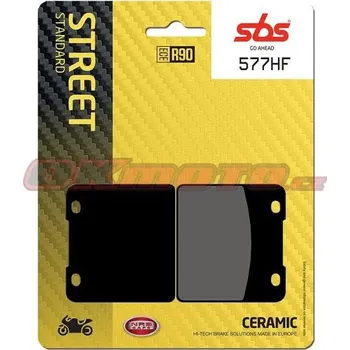 Brzdová destička Přední brzdové destičky SBS 577HF - Suzuki VS 1400 Intruder, 1400ccm - 87-03