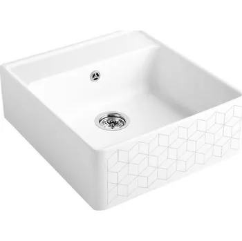 Keramický dřez Villeroy & Boch Single 595 Mosaic Bílá keramika (záruka 5 let)