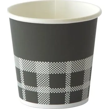 Jednorázové nádobí Kelímek Café Izza černý 12cl, 45 ks 100030616