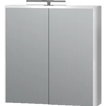 Zrcadlo Lavedo Livorno White 70 zrcadlová skříňka do koupelny s LED osvětlením