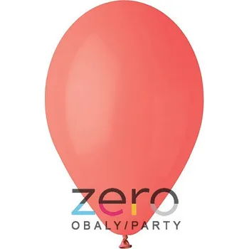 Balónek Balónky nafukovací pr. 26 cm, 20 ks (pastel) - korálově červené