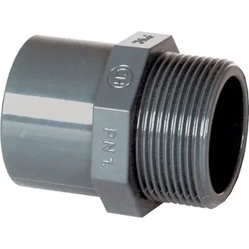 PVC tvarovka - přechodka 63–50 x 2“ ext.