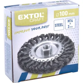 Ruční nářadí kartáč radiální copánkový, O 100mm