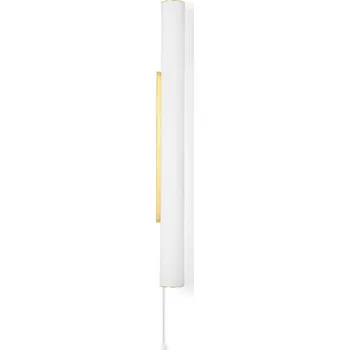 Nástěnné svítidlo Ferm Living Nástěnná lampa Vuelta 100, white/brass