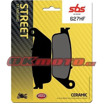 Brzdová destička Přední brzdové destičky SBS 627HF - Triumph Speedmaster, 800ccm - 03>04