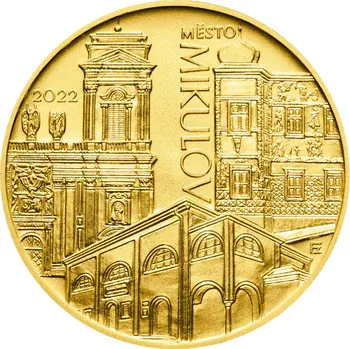 Česká mincovna Zlatá mince 5000,- Kč Mikulov 2022 Standard 15,55 g