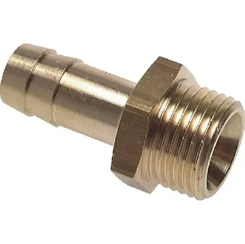 Zahradní hadice HADICOVÝ TRN AG MS 58 ZÁŘEZNÝ PN16 Bar - vnější AG 3/8", trn 9 mm, CH=19 mm