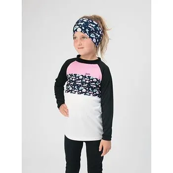 Dětské funkční UV tričko Drexiss CoolMax stripe dlouhý rukáv Moon unicorns velikost 104