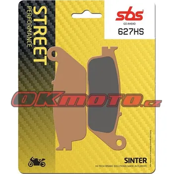 Brzdová destička Přední brzdové destičky SBS 627HS - BMW C 600 Sport, 650ccm - 12-15