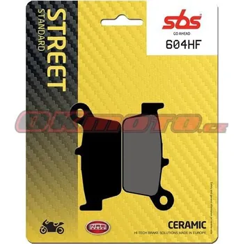 Brzdová destička Zadní brzdové destičky SBS 604HF - Yamaha WR F 426ccm - 01>02