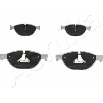 Brzdová destička Sada brzdových destiček, kotoučová brzda ASHIKA 50-00-0125