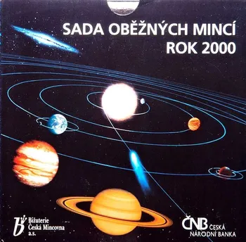Česká mincovna Sada oběžných mincí 2000 vesmír