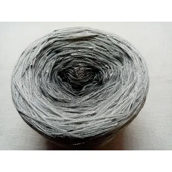 Příze Elvíra 3-nitka 1000m s nopkovou nitkou (Duhové klubko s nopky Elvíra)