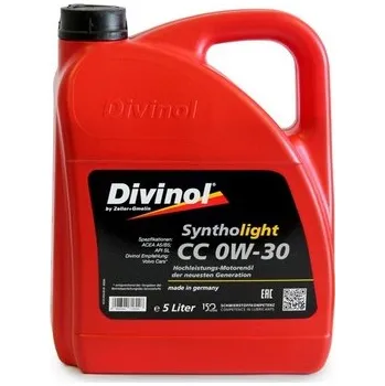 Motorový olej Divinol Syntholight CC 0W-30 5L