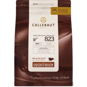 Čokoláda Callebaut Mléčná čokoláda N823 33,6 % 2,5 kg