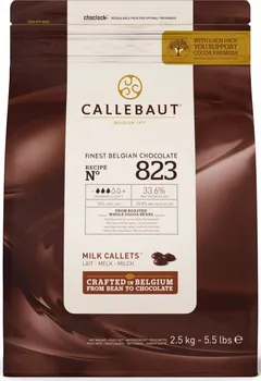 Čokoláda Callebaut Mléčná čokoláda N823 33,6 % 2,5 kg