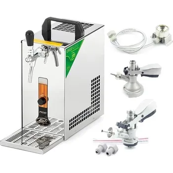 Chladicí zařízení na pivo Lindr Pygmy 20/K Green Line bajonet + sanitační adaptér SET01606