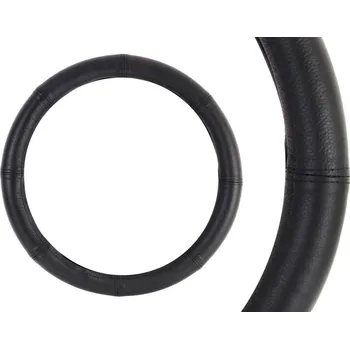 Potah na volant AMiO Potah volantu z pravé kůže S 35-37 cm černý